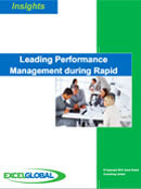 Leading Performance Management during Rapid